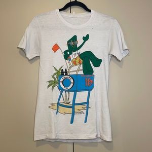 VINTAGE Gumby Art Clokey Lifeguard shirt